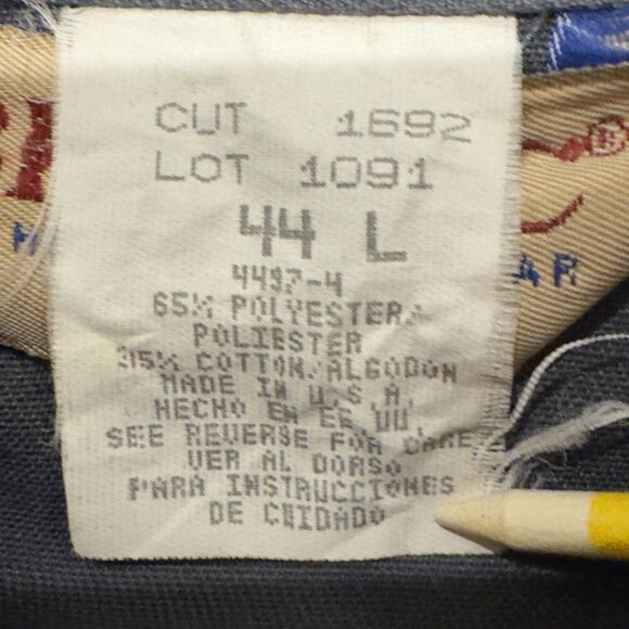 Vintage Big Mac Coveralls Men’s Sz. 44-L Dark Made In USA Mechanic Workwear - Picture 7 of 12